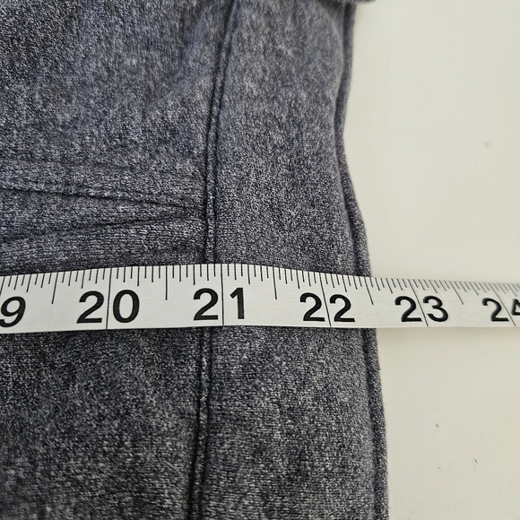 Levi's French Terry Sweatshirt Trucker Jacket Snap Front Gray Sz Small - Picture 10 of 12